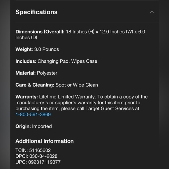 NWT Eddie Bauer Rainier Back Pack Diaper Bag - Picture 6 of 13